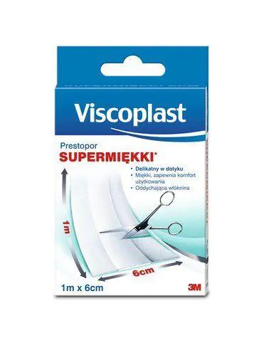 Prestopor plaster 1m x 6cm 1 szt.