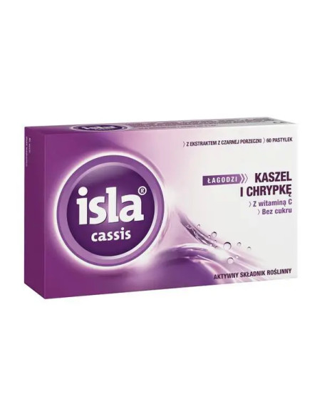 Isla Cassis 60 pastylek do ssania