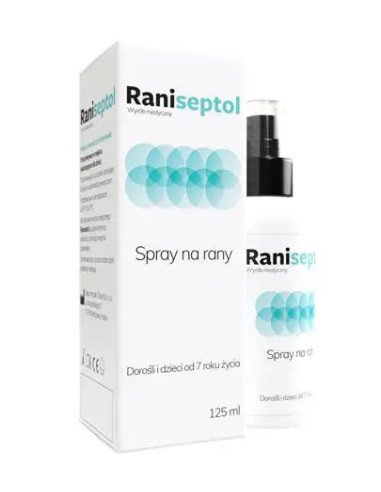Raniseptol spray na rany 125 ml