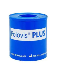 Plaster Polovis Plus jedwabny przylepiec 5m x 50mm 1 szt