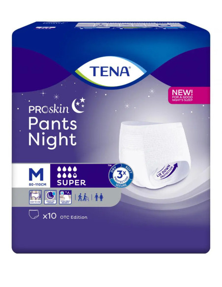 Tena Pants Proskin Super Night Medium OTC Edition 10 szt.