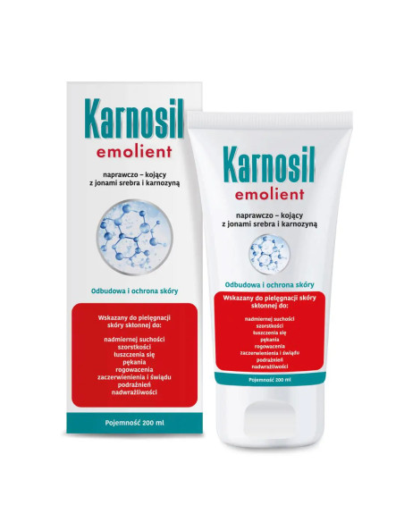 Karnosil Emolient naprawczo-kojący z jonami srebra i karnozyną 200 ml