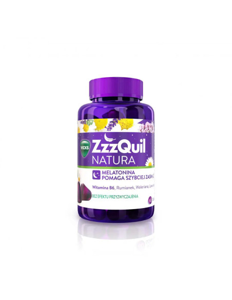 ZzzQuil Natura żelki o smaku owoców leśnych 60 sztuk