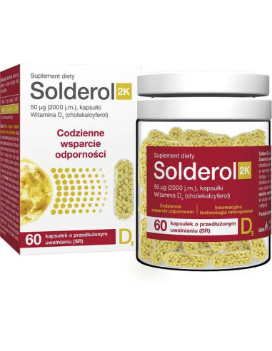Solderol 2K witamina D3 2000 j.m. 60 kapsułek