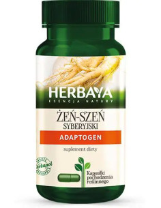 Herbaya Żeń-szeń syberyjski Adaptogen 60 kapsułek