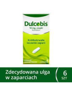 Dulcobis 10 mg 6 czopków