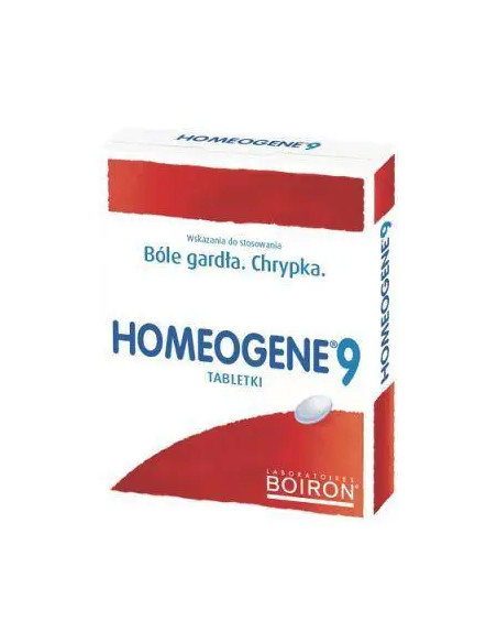 Boiron Homeogene 9 na ból gardła 60 tabl.