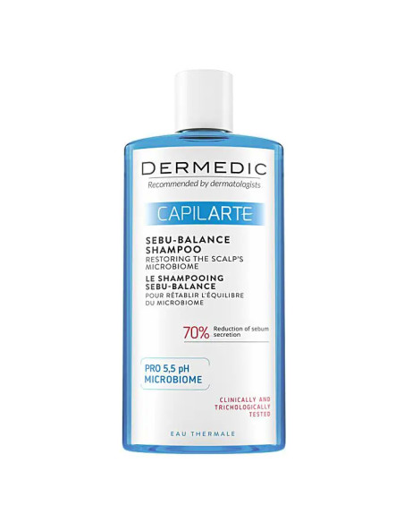 Dermedic Capilarte Sebu-Balance Szampon przywracający równowagę mikrobiomu skóry 300 ml