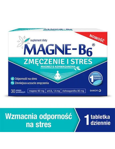 Magne-B6 Zmęczenie i stres 30 tabletek