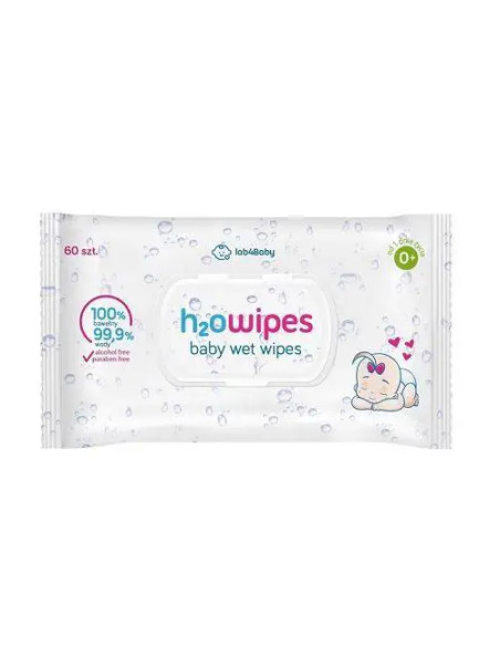 Chust. nawilź. H2Owipes baby wet wipes 60s