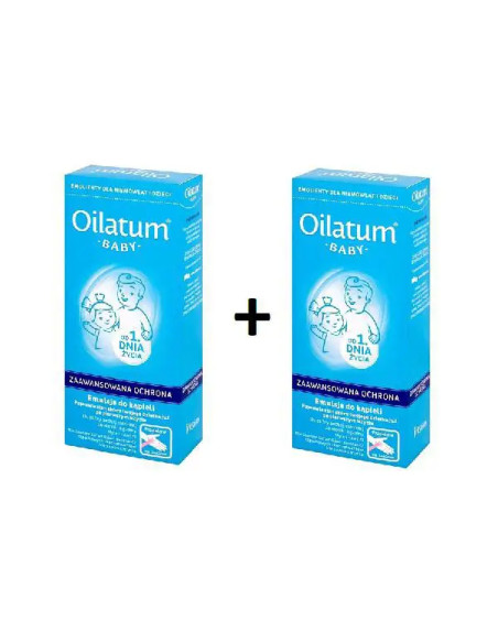 Oilatum Baby Emulsja do kąpieli 500 ml + 500 ml