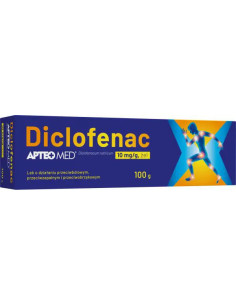 Diclofenac Apteo Med żel 100 g