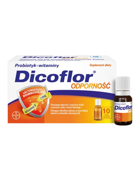 Dicoflor Odporność wsparcie odporności 10 fiolek