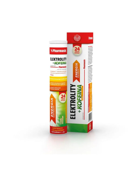 Pharmasis Elektrolity + Kofeina 24 tabletki musujące