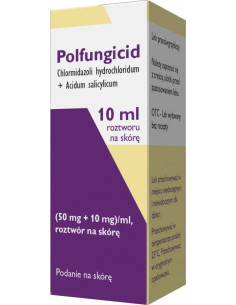 Polfungicid roztwór na skórę 10 ml