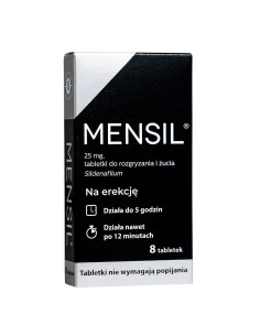 Mensil 25 mg 8 tabletek do rozgryzania i żucia