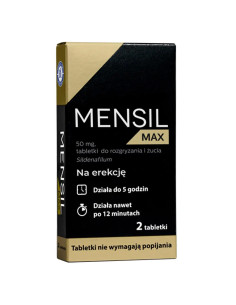 Mensil Max 50 mg 2 tabletki do rozgryzania i żucia