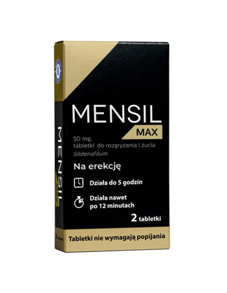 Mensil Max 50 mg 2 tabletki do rozgryzania i żucia