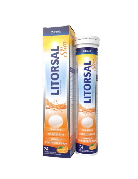 Zdrovit Litorsal Slim 24 tabletki musujące