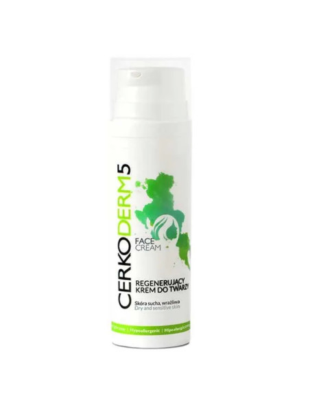 Cerkoderm 5 Krem do twarzy regenerujący 50 ml
