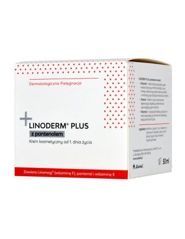 Linoderm Plus krem z pantenolem od 1 dnia życia...