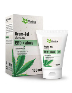 Krem-żel aloesowy CBD + aloes 100 ml