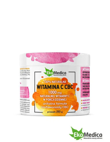 Witamina C CBC 1000 mg proszek 250 g EkaMedica