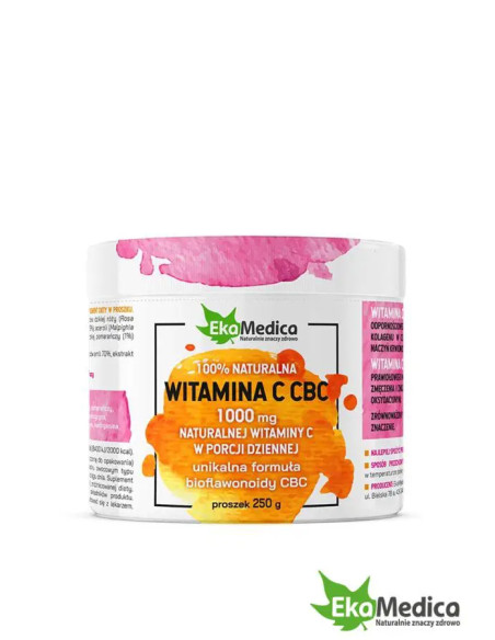 Witamina C CBC 1000 mg proszek 250 g EkaMedica