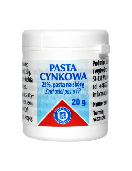 Pasta cynkowa 25% 20 g
