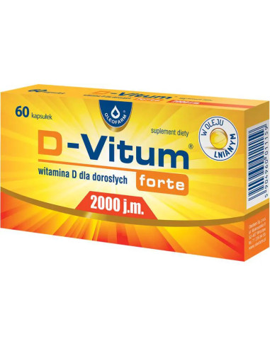 Oleofarm D-Vitum Forte Witamina D 2000 j.m. 60...