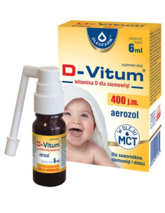 Oleofarm D-Vitum Witamina D dla niemowląt 400 j.m....