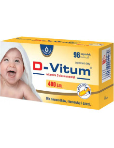 Oleofarm D-Vitum Witamina D dla niemowląt 400 j.m. 96...