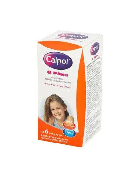 Calpol 6 Plus 250mg/5ml syrop 100 ml
