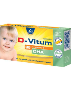 Oleofarm D-Vitum Witamina D + DHA dla niemowląt od 6....