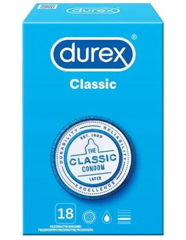 Durex Classic 18 sztuk