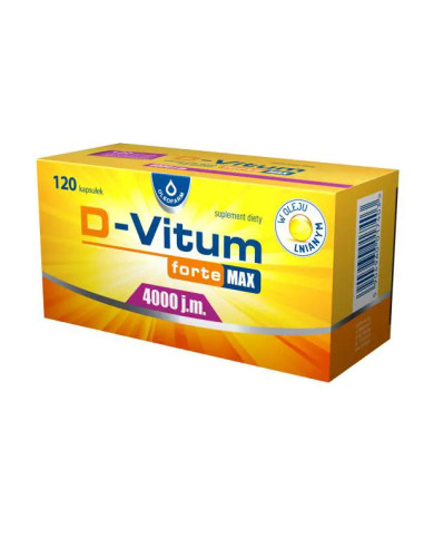 D-Vitum Forte Max 4000 j.m. 120 kapsułek