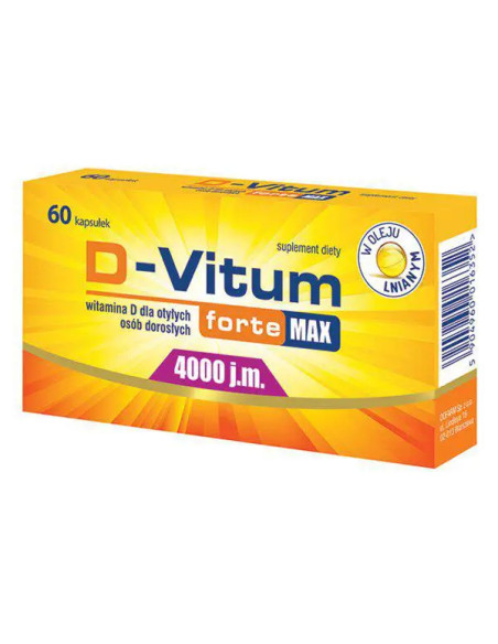 D-Vitum Forte Max 4000 j.m. 60 kapsułek