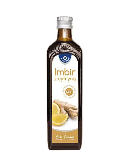 Oleofarm Sok imbir z cytryną 490 ml