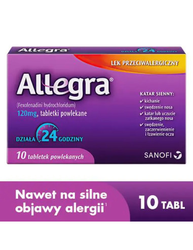 Allegra 120 mg 10 tabl.