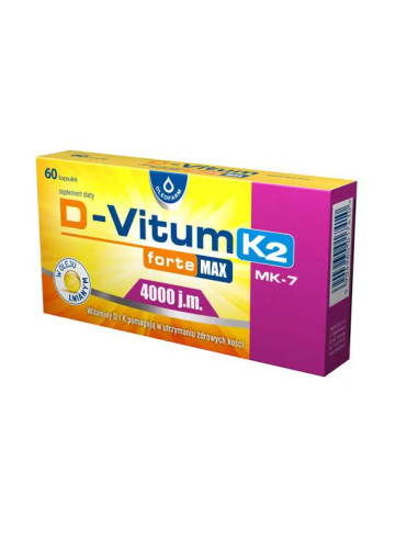 D-Vitum Forte Max 4000 j.m. K2 60 kapsułek