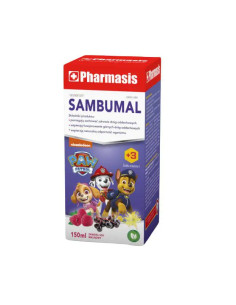 Syrop dla dzieci Sambumal Psi Patrol 150 ml Pharmasis 