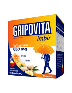 Gripovita Imbir proszek do rozpuszczania 10 saszetek