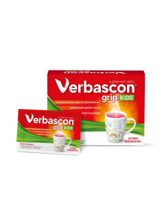 Verbascon grip kids proszek do rozpuszczenia o smaku...