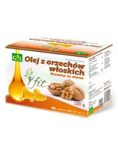 Olej z orzechów włoskich tłoczony na zimno 40 kapsułek GAL