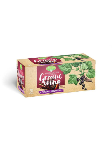 Grzane wino z czarną porzeczką fix herbatka...