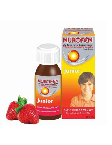 Nurofen Junior zawiesina dla dzieci (truskawka)...