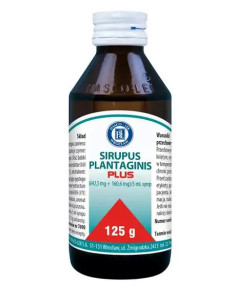 Sirupus Plantaginis Plus (Plantifort) 125 g