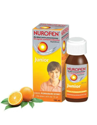 Nurofen Junior zawiesina dla dzieci...