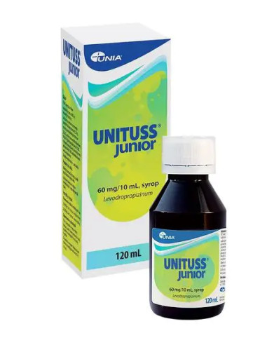 Unituss Junior syrop 60mg/10ml 120 ml