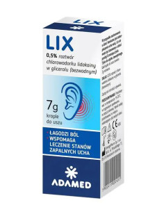 Lix krople do uszu 7 g